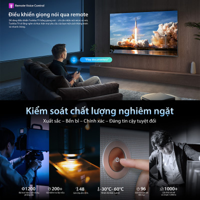 [SP Mới 2025] Smart Tivi Toshiba 55 inch AI 4K UHD 55C350RP, Giao Hàng Toàn Quốc, Bảo Hành 24 Tháng, Hàng Chính Hãng