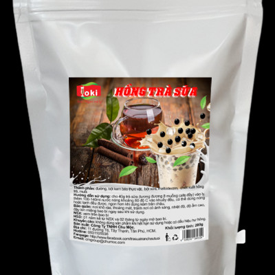 Hồng trà sữa Yoki