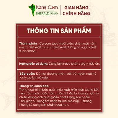 Nước Mắm Nàng Cơm Mỏ Cú 43 Độ Đạm - Đặc Sản Phú Quốc - Nàng Cơm