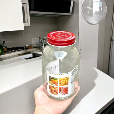 Chai thủy tinh có nắp Echo Glass Bottle 1.0L - Hàng nội địa Nhật Bản nhập khẩu chính hãng