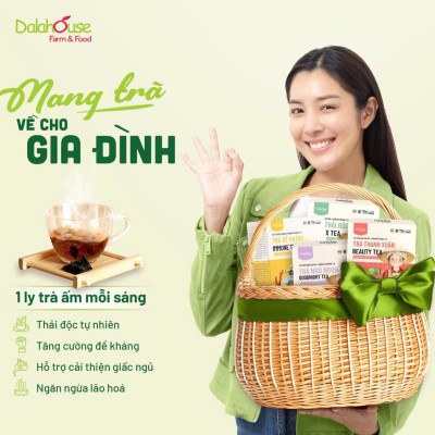 Combo 4 Hộp Trà Dalahouse Hộp 50g - Trà Thanh Xuân, Trà Thải Độc, Trà Đề Kháng, Trà Ngủ Ngon, Tốt Cho Sức Khỏe