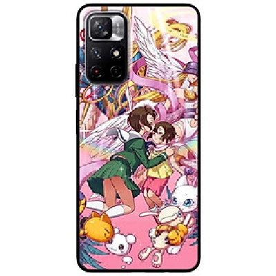 Ốp lưng dành cho Xiaomi Redmi Note 11 5G - Redmi Note 11T - Redmi Note 11S - Anime Hai Cô Gái Và Pet