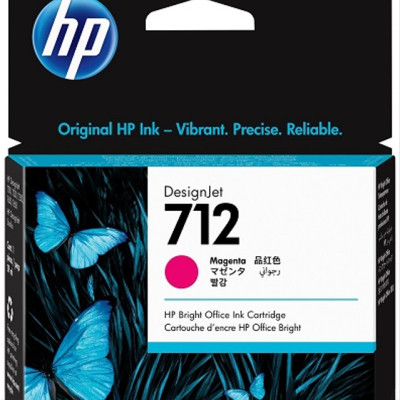 Mực In Phun HP 712 Magenta Ink Cartridge 29ml (3ED68A) - Hàng chính hãng