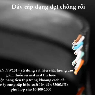 Ugreen UG50174NW102TK 2M màu Đen Cáp mạng LAN CAT6 dây dẹt - HÀNG CHÍNH HÃNG