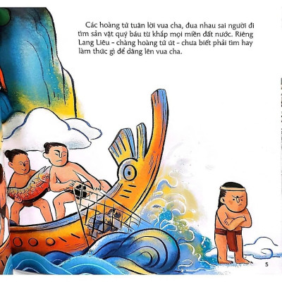 Cổ tích Việt Nam cho bé: Sự tích Bánh chưng Bánh dày - Kim Đồng - Bản màu