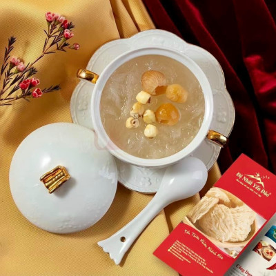 Yến Khánh Hòa - Yến Thô Đảo [Hộp 50g] - Đệ Nhất Yến Đảo - Tăng cường sức đề kháng - Bổ phổi - Hỗ trợ điều trị ung thư - Điều hòa huyết áp - Cải thiện giấc ngủ - Bổ khí dưỡng nhan - Tăng cường sinh lực nam nữ