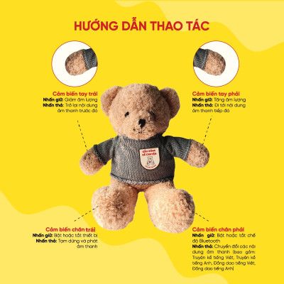 Gấu Bông Kể Chuyện - Người Bạn Tâm Tình Của Bé - Tân Việt