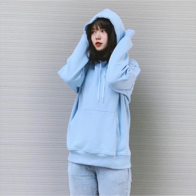 Áo Hoodie BASIC màu trơn Áo nỉ có mũ unisex nam nữ full size M L XL XXL