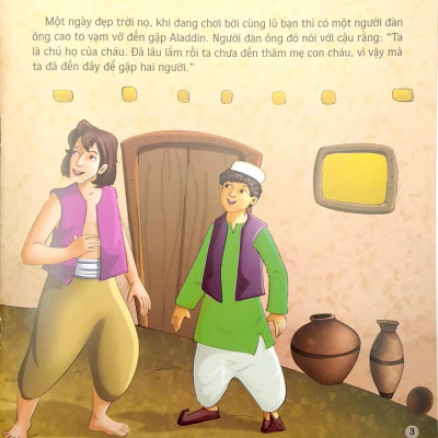 Sách Ngày Xửa Ngày Xưa Ba Tư - Aladdin Và Cây Đèn Thần