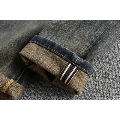 Quần jean bụi phong cách Retro_Biker