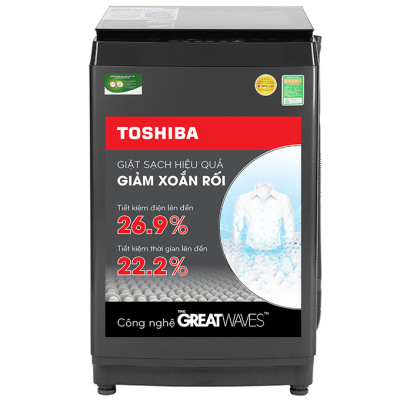 Máy giặt cửa trên Toshiba Inverter 9.0 kg AW-DK1000FV(KK) Model 2020 - Chỉ giao HCM
