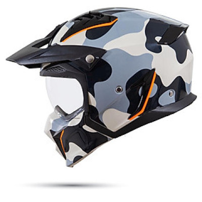 Mũ Bảo Hiểm Đa Năng YOHE 890 Navi Tem - GARA20