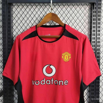 Áo Bóng Đá Retro Manchester United 2002- Sân Nhà bản cao cấp vải Cotton Polyester