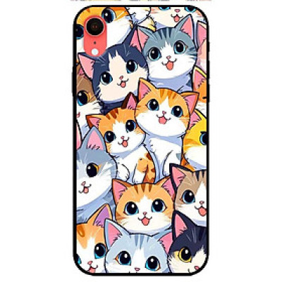 Ốp lưng cho IPhone X - Xs - Xs Max - Xr - 11 - 11 Pro Max - Họa Tiết Bé Mèo - Hàng Chính Hãng