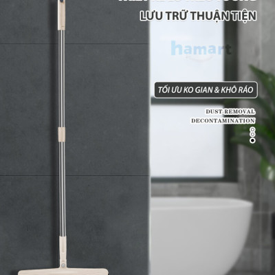 Chổi Gạt Nước Sàn Nhà Lau Kính Cán Dài Đa Năng Hamart Xoay 180º Quét Gầm Giường Gạt Tóc Tiện Lợi