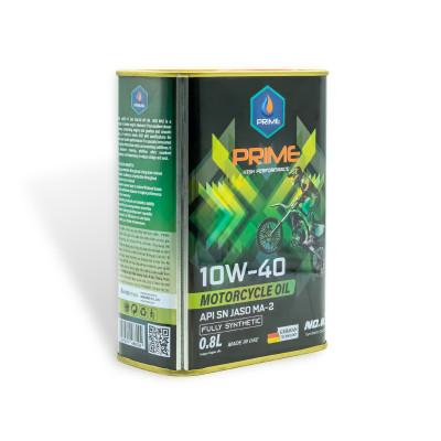 Nhớt Xe Máy PRIME Tổng Hợp Toàn Phần Lon 800ML-1L-1.1L-1.3L Cho Xe Số/Côn Tay/Tay Ga Nhập Khẩu Chính Hãng