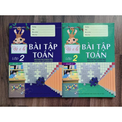Sách - Vở Ô Li Bài Tập Toán Lớp 2 Quyển 2