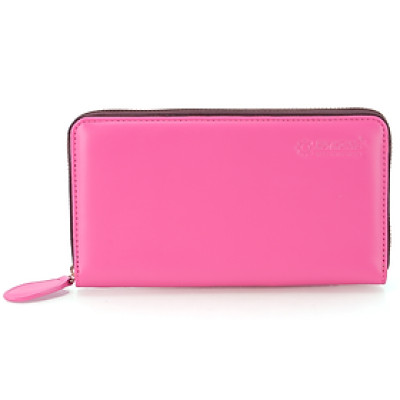 HJ3145-46-47-57 - Bóp nữ Huy Hoàng cao cấp 1 khóa màu cam, hồng, xanh dương, vàng