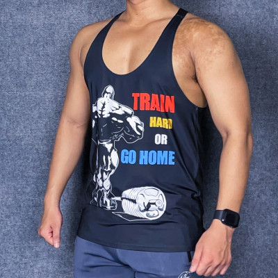Áo 3 lỗ nam tập gym DO GYM SHOP form body đẹp, thun lạnh 4 chiều thoáng mát