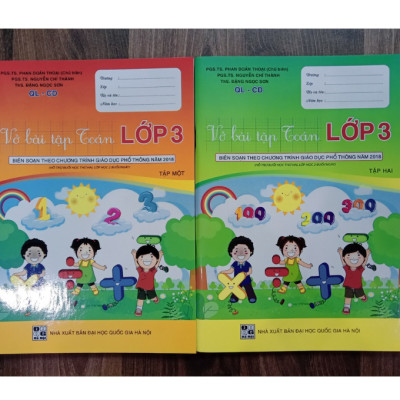 Sách - Combo Vở Bài Tập Toán Lớp 3 - Tập 1 + 2 ( Cánh Diều )