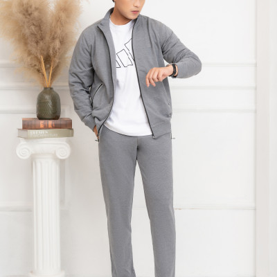 Bộ nỉ nam Aligro màu xám BN9