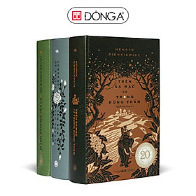 Combo 3 cuốn bìa vải (Tâm hồn cao thượng, Trên sa mạc và trong rừng thẳm, Gia đình Robinson Thụy Sỹ)