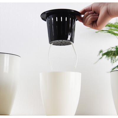 Chậu tự tưới thông minh MONROVIA, cho hoa, cây cảnh, decor nhà cửa, văn phòng, bàn làm việc