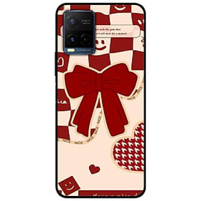 Ốp lưng dành cho Vivo Y21 - Vivo Y21s mẫu Nơ Đỏ