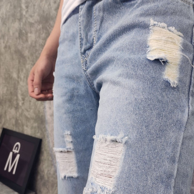 Quần short jean nam MĐ Q416 phong cách trẻ trung, loại tốt