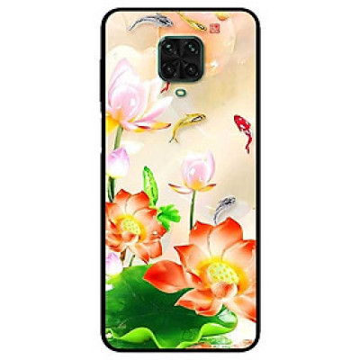 Ốp lưng dành cho Xiaomi Redmi 9s - 9 Pro - 9 Promax mẫu Sen Đỏ Và Koi