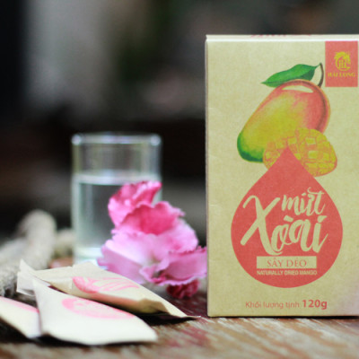 Combo Hạt Điều Nghệ Mật Ong Hải Long (250g) + Mứt Xoài Sấy Dẻo Hải Long (120g)