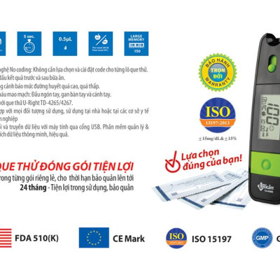 Máy Đo Đường Huyết Uright TD4265